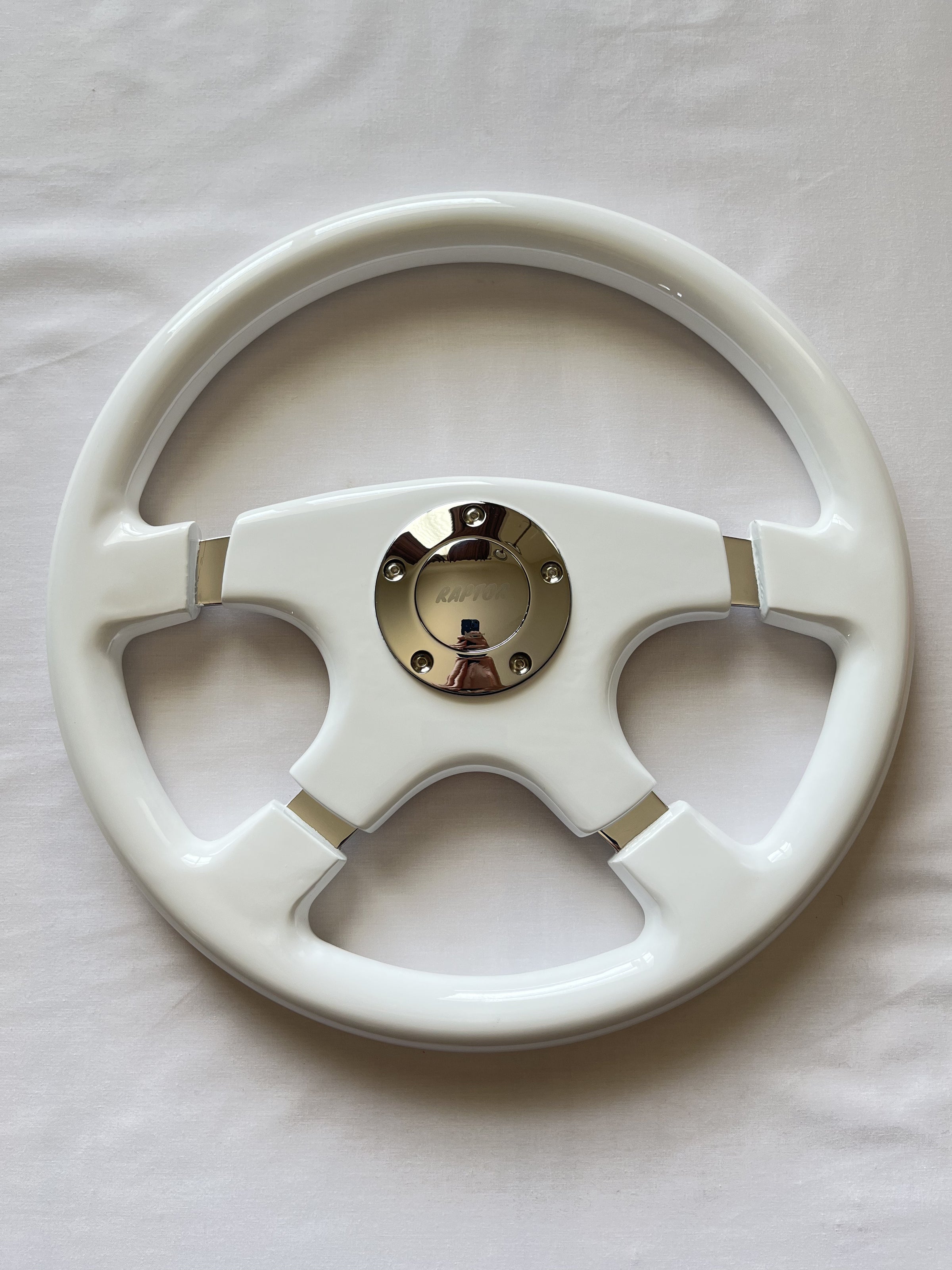 Genuine CARBON Alcantara White Stripe Steering Wheel For Ford Mustang GT 15-17 E - Foto 8